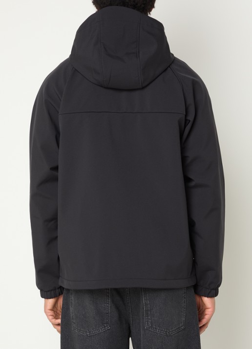 Les Deux Softshell jack met capuchon - achterkant 4 zwart