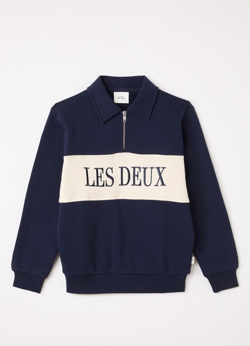 Les Deux Sweater met logoborduring