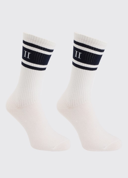 Les Deux William sportsokken met logo in 2-pack