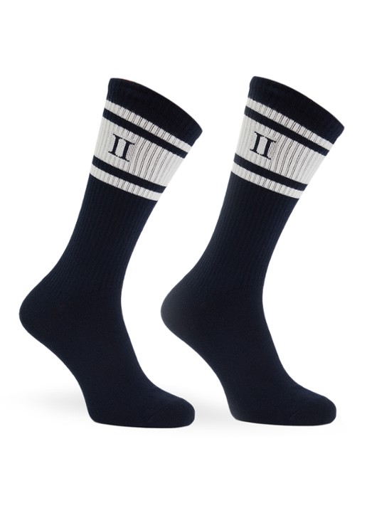 Les Deux William sportsokken met logo in 2-pack