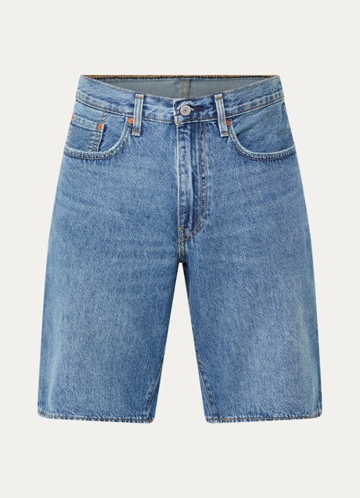 Levi's 478 loose fit korte broek van denim met medium wassing