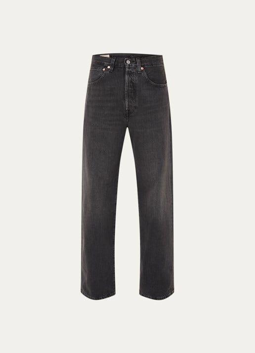 Levi's 501 loose fit jeans met gekleurde wassing - voorkant 2 zwart