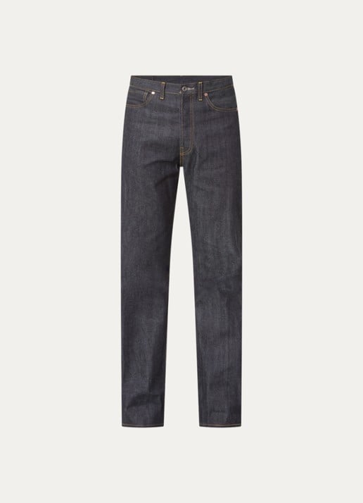 Levi's 501 straight leg jeans met donkere wassing - voorkant 4 indigo