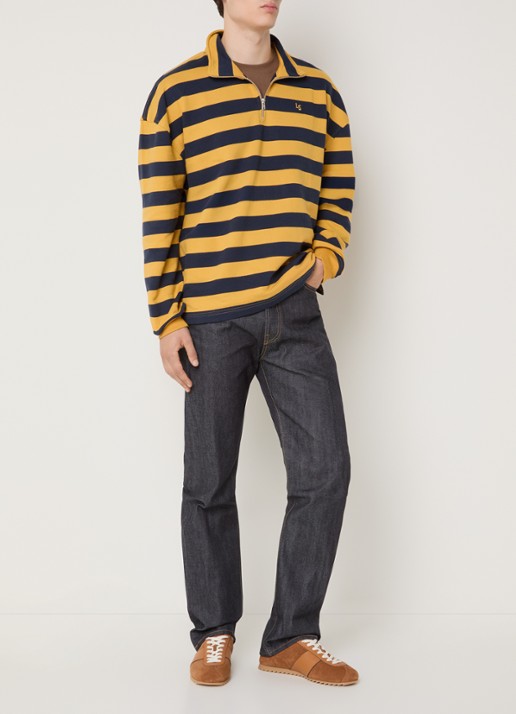 Levi's 501 straight leg jeans met donkere wassing - voorkant 5 indigo
