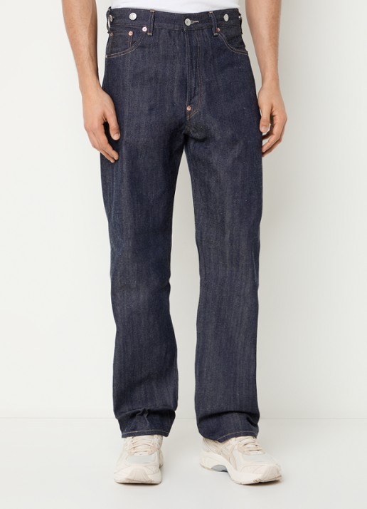 Levi's 501 straight leg jeans met donkere wassing