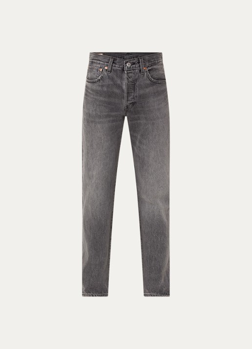 Levi's 501 straight leg jeans met gekleurde wassing