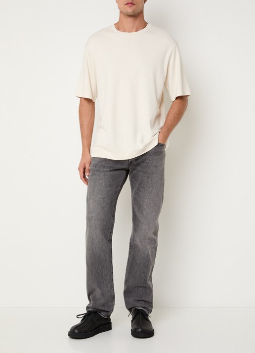Levi's 501 straight leg jeans met gekleurde wassing - voorkant 2 donkergrijs