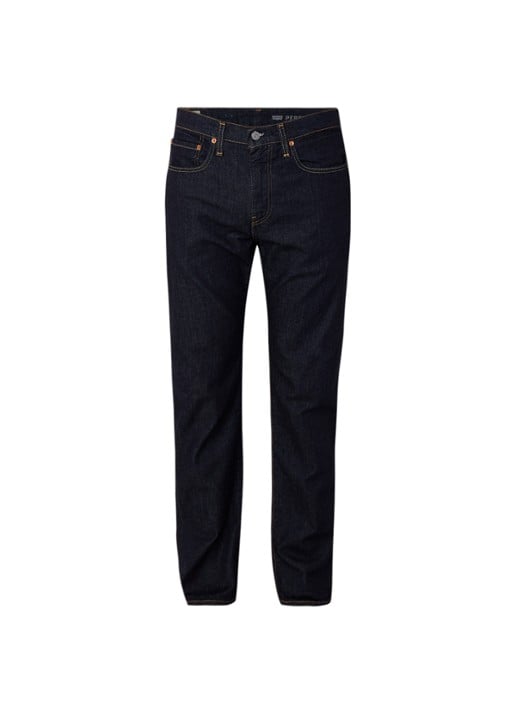 Levi's 502 Performance mid rise straight leg jeans - voorkant 4 indigo