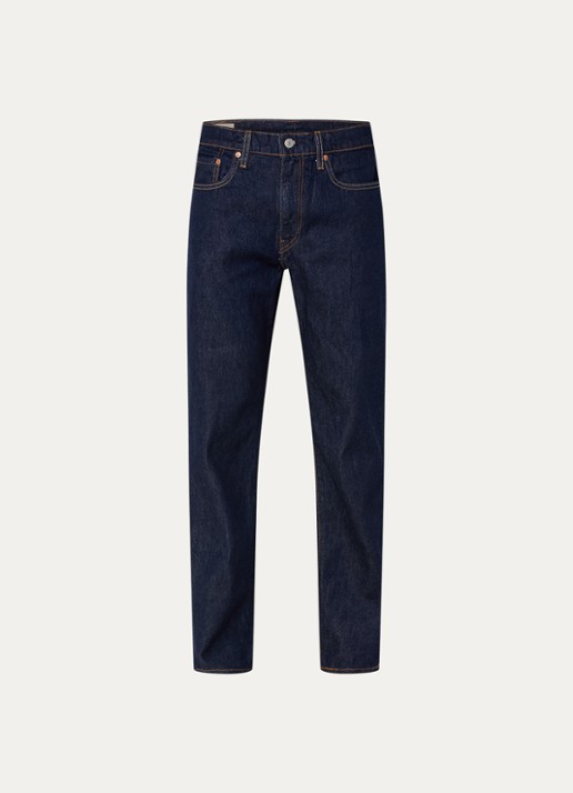 Levi's 502 slim fit jeans met donkere wassing - voorkant 4 indigo
