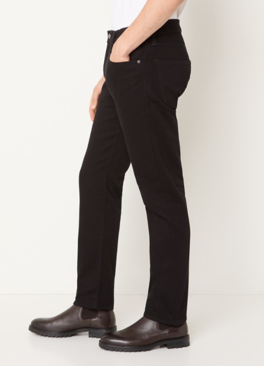 Levi's 502 slim fit jeans met gekleurde wassing - detail 2 zwart