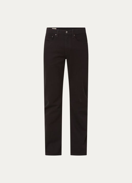 Levi's 502 slim fit jeans met gekleurde wassing - voorkant 4 zwart