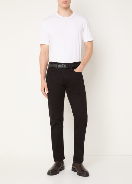 Levi's 502 slim fit jeans met gekleurde wassing - voorkant 5 zwart