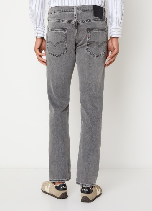 Levi's 502 slim fit jeans met gekleurde wassing - achterkant 3 grijs