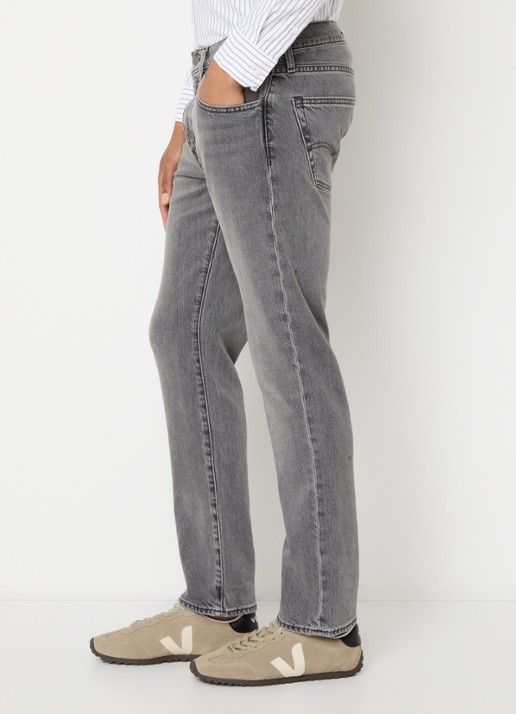 Levi's 502 slim fit jeans met gekleurde wassing - detail 2 grijs
