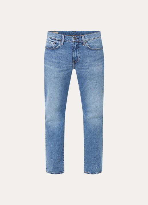 Levi's 502 tapered jeans  met medium wassing - voorkant indigo