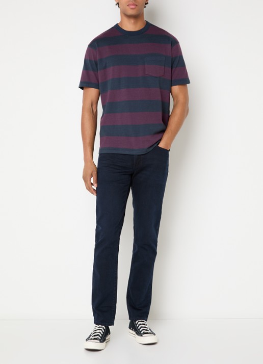 Levi's 511 slim fit jeans met donkere wassing - voorkant 4 indigo