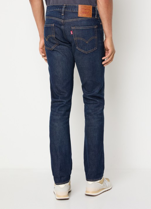 Levi's 511 slim fit jeans met donkere wassing - achterkant 3 indigo