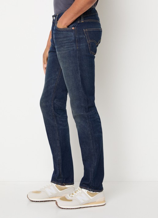 Levi's 511 slim fit jeans met donkere wassing - detail 5 indigo