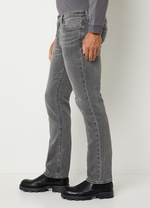Levi's 511 slim fit jeans met gekleurde wassing - detail 5 grijs