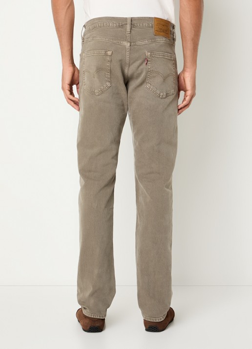 Levi's 511 slim fit jeans met gekleurde wassing - achterkant 5 grijs