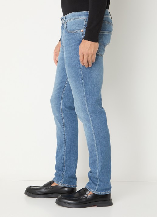 Levi's 511 slim fit jeans met medium wassing en steekzakken - detail 5 indigo