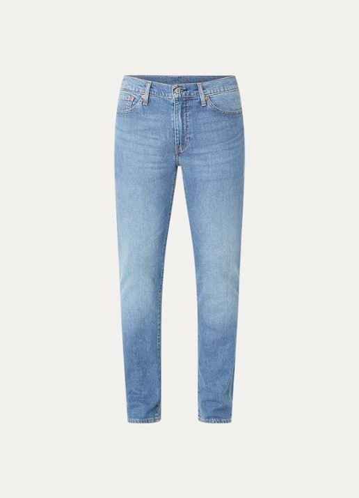 Levi's 511 slim fit jeans met medium wassing en steekzakken - voorkant indigo