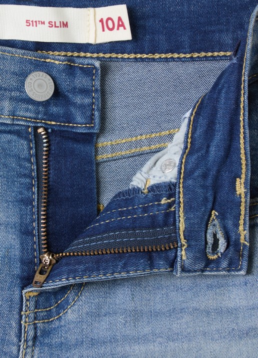 Levi's 511 slim fit jeans met stretch - detail 3 indigo