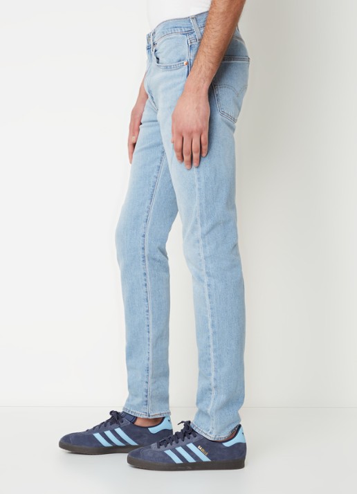 Levi's 512 slim fit jeans met steekzakken - detail 5 indigo