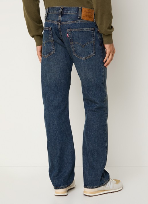 Levi's 517 Straight leg jeans met donkere wassing - achterkant 5 indigo