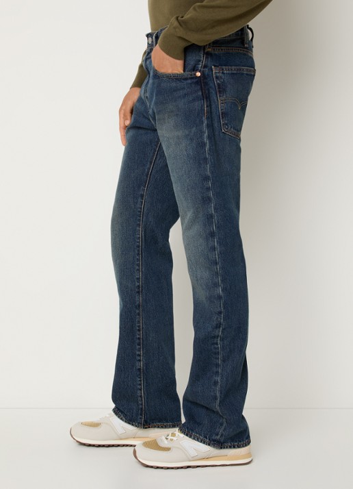 Levi's 517 Straight leg jeans met donkere wassing - detail 4 indigo