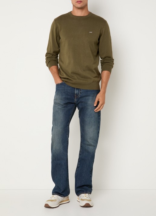 Levi's 517 Straight leg jeans met donkere wassing - voorkant 2 indigo