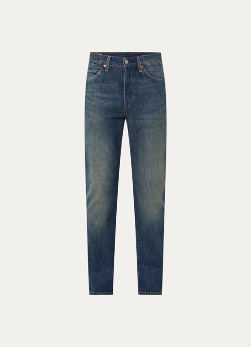 Levi's 518 slim fit jeans met medium wassing - voorkant 4 indigo