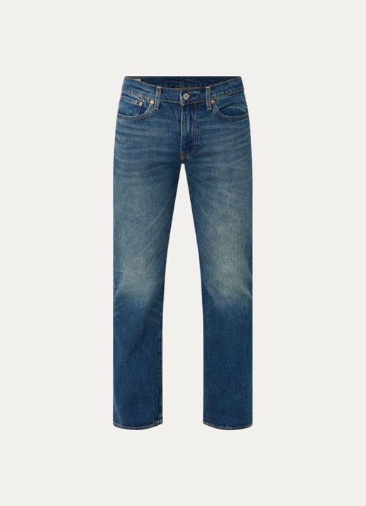 Levi's 527 slim fit jeans met donkere wassing - voorkant 2 indigo
