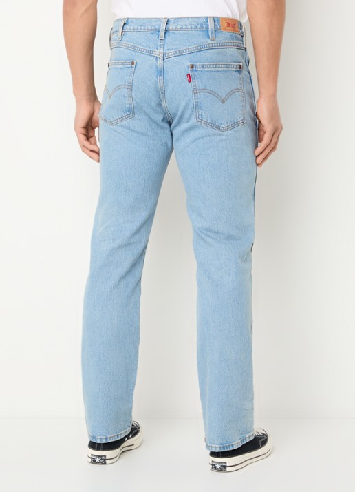 Levi's 537 slim fit jeans met lichte wassing - achterkant 5 indigo