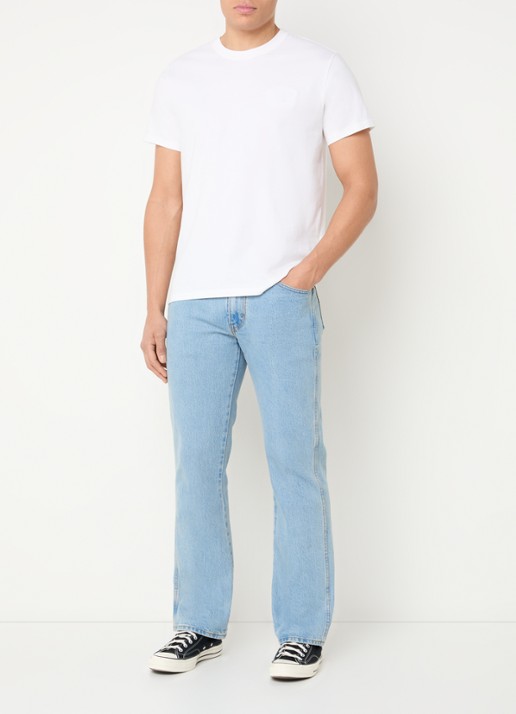Levi's 537 slim fit jeans met lichte wassing - voorkant 2 indigo