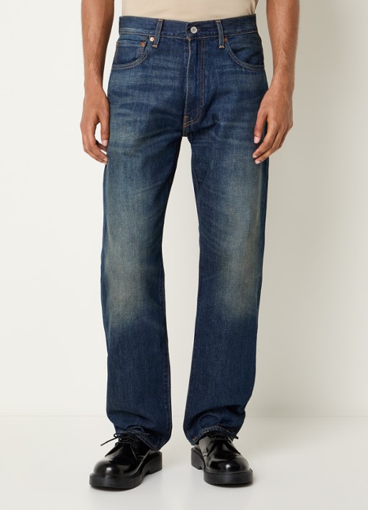 Levi's 555 straight leg jeans met donkere wassing