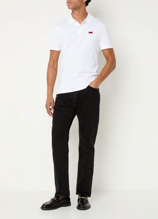 Levi's 555 straight leg jeans met gekleurde wassing - voorkant 2 zwart
