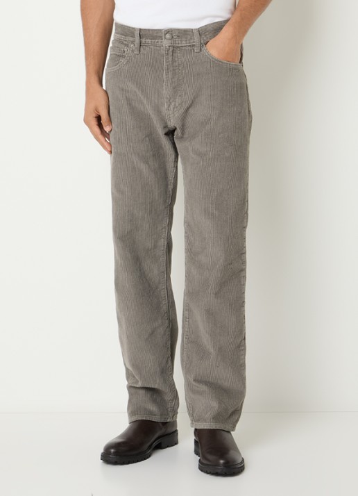 Levi's 555 straight leg jeans met gekleurde wassing - detail grijs
