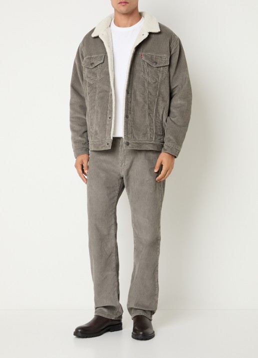 Levi's 555 straight leg jeans met gekleurde wassing - voorkant 4 grijs