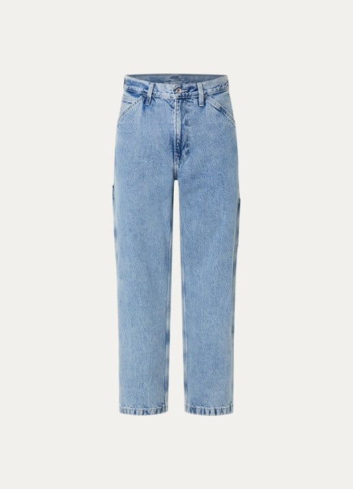 Levi's 568 Loose fit jeans met lichte wassing - voorkant indigo