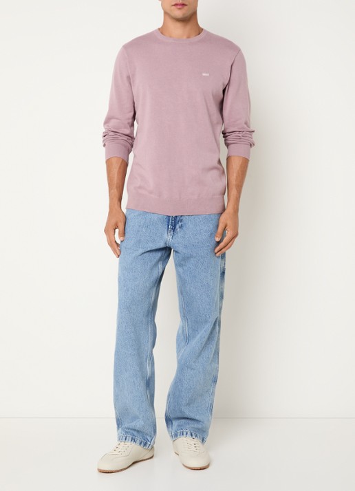 Levi's 568 Loose fit jeans met lichte wassing - voorkant 2 indigo