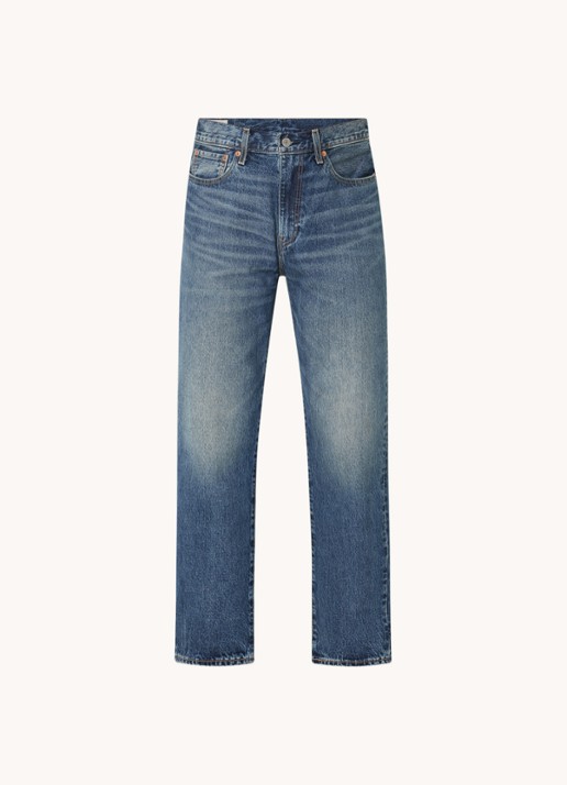 Levi's 568 loose fit jeans met medium wassing - voorkant 2 indigo