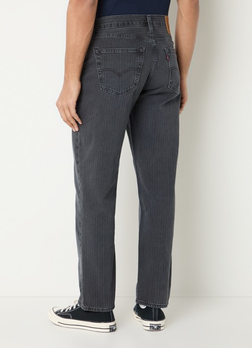 Levi's 568 slim fit jeans met gekleurde wassing - achterkant 5 antraciet