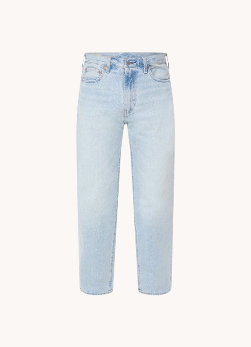 Levi's 568 straight leg jeans met lichte wassing - voorkant 2 indigo