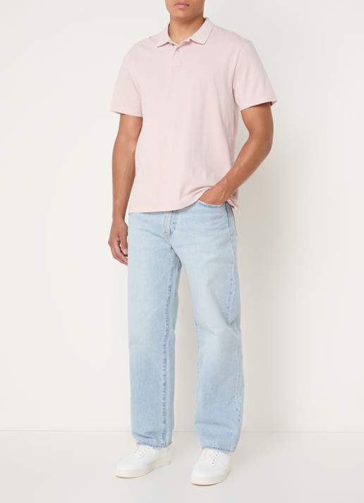Levi's 568 straight leg jeans met lichte wassing - voorkant 3 indigo