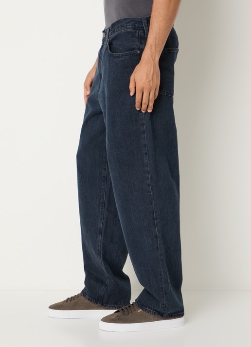 Levi's 578 straight leg jeans met donkere wassing - detail 2 indigo
