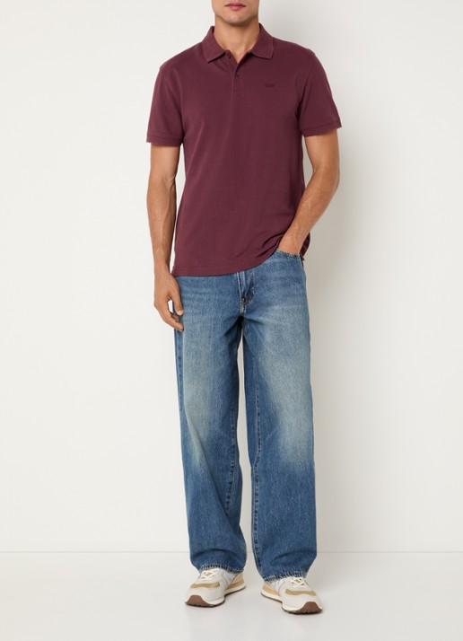 Levi's 578 Wide leg jeans met medium wassing - voorkant 5 indigo