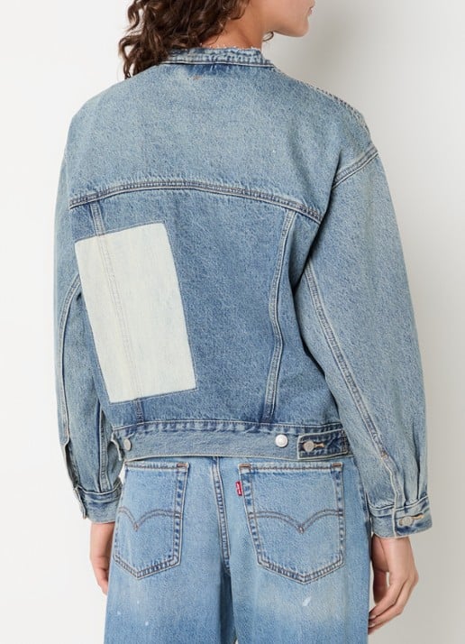 Levi's 90's Trucker Craft Of Love spijkerjas met steekzakken - achterkant 3 indigo