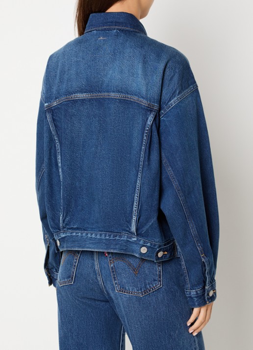 Levi's 90s Trucker spijkerjas met steekzakken - achterkant 3 indigo