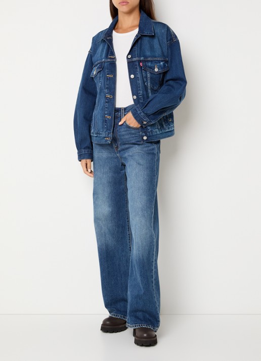 Levi's 90s Trucker spijkerjas met steekzakken - voorkant 2 indigo